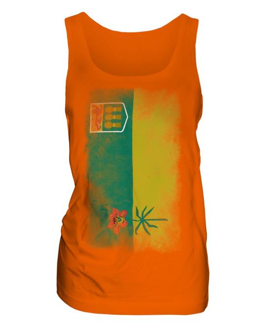 Saskatchewan Faded Flag Ladies Vest