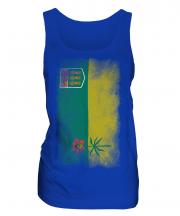 Saskatchewan Faded Flag Ladies Vest