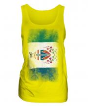 Yukon Faded Flag Ladies Vest
