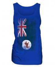 Tasmania Faded Flag Ladies Vest
