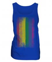 Gay Pride Faded Flag Ladies Vest