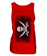 Pirate Faded Flag Ladies Vest