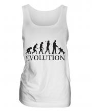 Dad With Pushchair Evolution Ladies Vest
