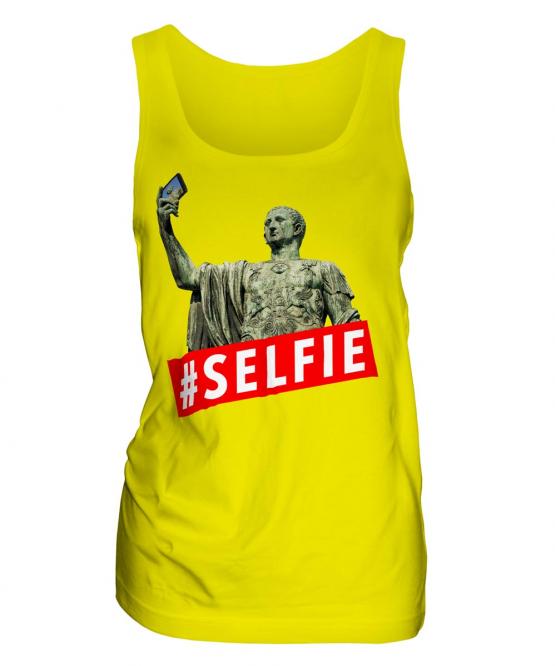 Gaius Julius Caesar Hashtag Selfie Ladies Vest