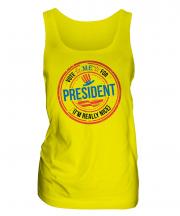 Me For President Ladies Vest