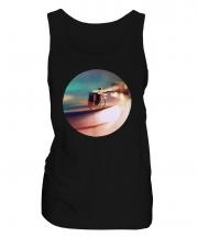 Record Player Fashion Print Ladies Vest