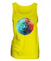 Beautiful Earth Fashion Print Ladies Vest