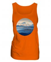 Foggy Mountains Fashion Print Ladies Vest