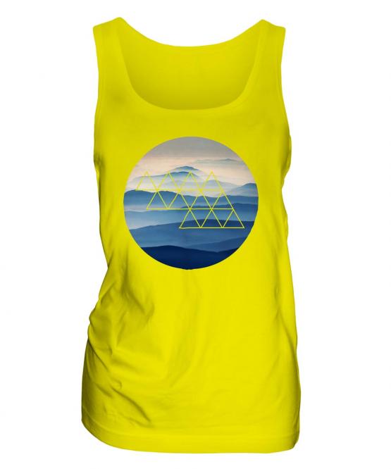 Foggy Mountains Fashion Print Ladies Vest