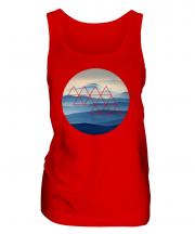 Foggy Mountains Fashion Print Ladies Vest