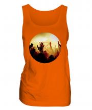 Music Gig Fashion Print Ladies Vest