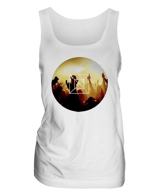 Music Gig Fashion Print Ladies Vest