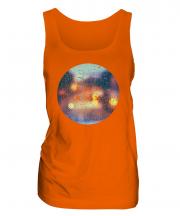 Drops Of Rain Fashion Print Ladies Vest