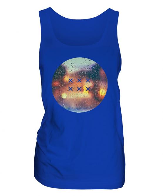 Drops Of Rain Fashion Print Ladies Vest