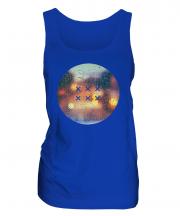 Drops Of Rain Fashion Print Ladies Vest
