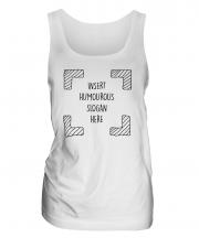 Insert Humourous Slogan Here Ladies Vest