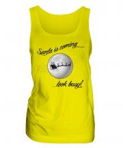 Santa Is Coming Ladies Vest