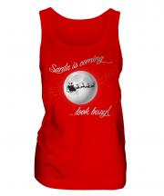 Santa Is Coming Ladies Vest