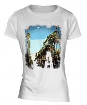 L.A. Grunge Print Ladies T-Shirt