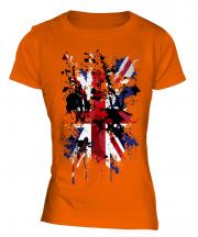 Union Jack Abstract Print Ladies T-Shirt