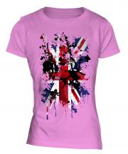 Union Jack Abstract Print Ladies T-Shirt