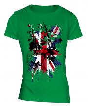 Union Jack Abstract Print Ladies T-Shirt