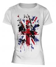 Union Jack Abstract Print Ladies T-Shirt