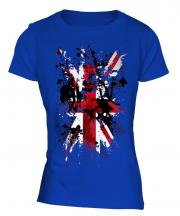 Union Jack Abstract Print Ladies T-Shirt