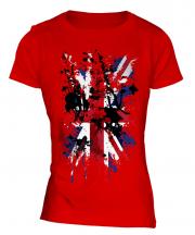 Union Jack Abstract Print Ladies T-Shirt