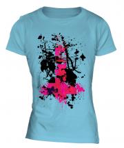 Grunge Cross Ladies T-Shirt