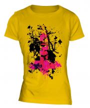 Grunge Cross Ladies T-Shirt