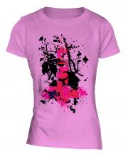 Grunge Cross Ladies T-Shirt