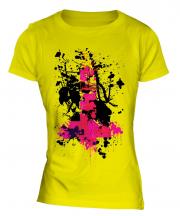 Grunge Cross Ladies T-Shirt