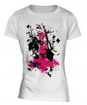 Grunge Cross Ladies T-Shirt