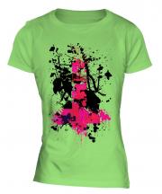 Grunge Cross Ladies T-Shirt