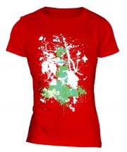 Grunge Cross Ladies T-Shirt