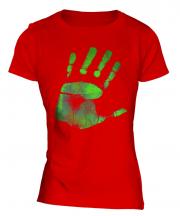 Hand Print Ladies T-Shirt