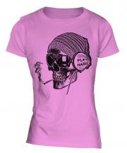 Play Hard Skull Ladies T-Shirt