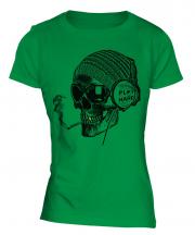 Play Hard Skull Ladies T-Shirt