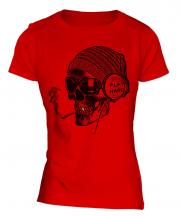 Play Hard Skull Ladies T-Shirt
