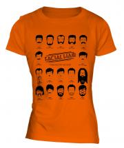 Facial Hair Through The Ages Ladies T-Shirt