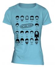 Facial Hair Through The Ages Ladies T-Shirt