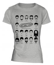 Facial Hair Through The Ages Ladies T-Shirt