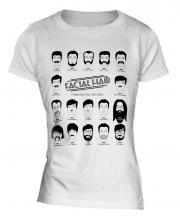 Facial Hair Through The Ages Ladies T-Shirt