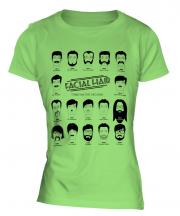 Facial Hair Through The Ages Ladies T-Shirt