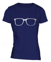 Geek Glasses Ladies T-Shirt