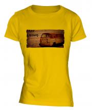 Camper Van Free Living Ladies T-Shirt