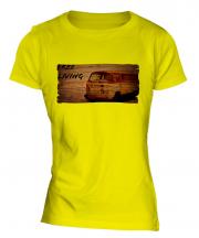 Camper Van Free Living Ladies T-Shirt