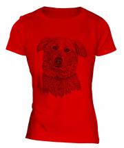 Aidi Sketch Ladies T-Shirt