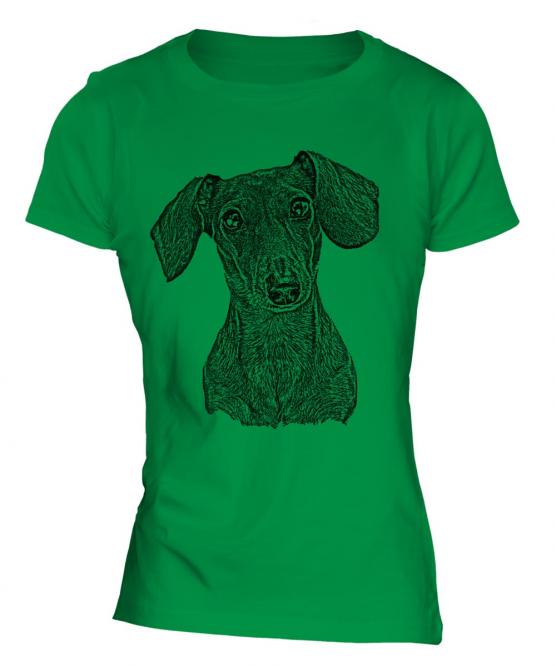 Dachshund Sketch Ladies T-Shirt